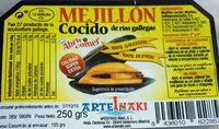 Mängden socker i Mejillones cocidos