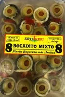 Mängden socker i Pincho boqueron mas anchoa