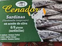 Mängden socker i Sardinas en aceite de oliva