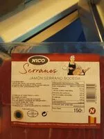 Mängden socker i Jamón Serrano BODEGA