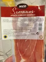 Mängden socker i Jamón Serrano Bodega
