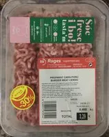 Mängden socker i Preparat carn porc burger meat