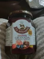 Mängden socker i Mermelada maxifruta granada frambuesa y arandano