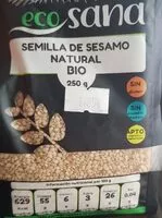 Mängden socker i Semilla de sésamo natural bio