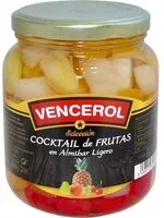 Mängden socker i Cocktail de frutas en almíbar ligero