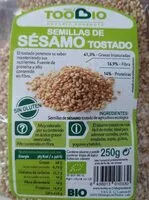 Mängden socker i Semillas de sésamo