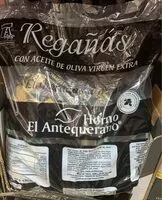 Mängden socker i Regañas con aceite de oliva virgen extra