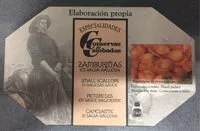 Mängden socker i Zamburiñas en salsa gallega