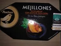 Mängden socker i Mejillones en escabeche con aceite de oliva