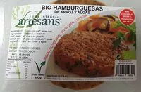 Mängden socker i Bio Hamburguesas de arroz y algas