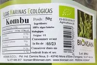 Mängden socker i Kombu