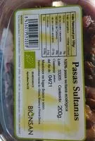 Mängden socker i Pasas sultanas