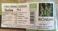 Mängden socker i algas marinas ecologicas