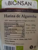 Mängden socker i Harina de Algarroba