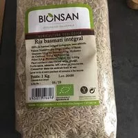 Mängden socker i Riz basmati  intégral