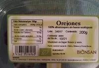 Mängden socker i Orejones