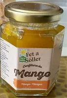 Mängden socker i Confiture de mangue