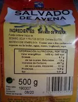 Mängden socker i Salvado se Avena