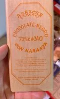 Mängden socker i Chocolate negro 70% con naranja