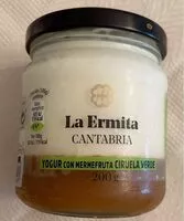 Mängden socker i Yogur con mermefruta de ciruela verde