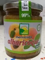 Mängden socker i Mermelada de albaricoque