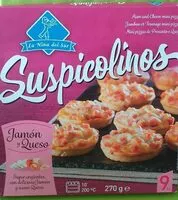 Mängden socker i Suspicolinos jamón y queso