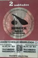 Mängden socker i Burguer jamón y cebolla caramelizada
