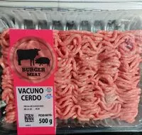 Mängden socker i Burger meat vacuno/cerdo