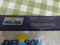 Mängden socker i Del Sol , Sardinas  en aceite de Girasol