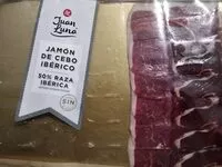 Mängden socker i Jamon de cebo iberico