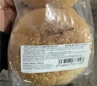 Mängden socker i Pan de hamburguesa