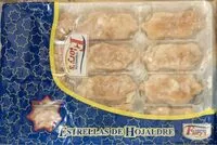 Mängden socker i Estrellas de hojaldre