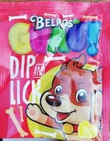 Mängden socker i Dip and lick