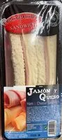 Mängden socker i Sandwich jamon y queso