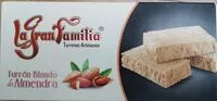 Mängden socker i Turròn blando de Almendra
