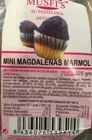 Mängden socker i Mini Magdalenas Marmol