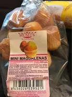 Mängden socker i Mini magdalenas redonditas