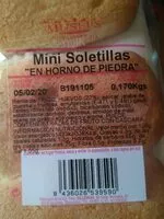 Mängden socker i Mini Soletillas "En Horno de Piedra"