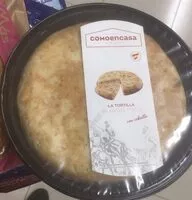 Mängden socker i Tortilla de patata con cebolla