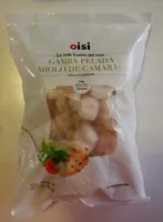 Mängden socker i Gambas peladas