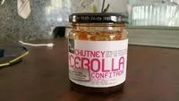 Mängden socker i Chutney de cebolla confitada