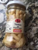 Mängden socker i Yemas de esparragos