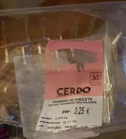 Mängden socker i Fiambre de chuleta cocida y ahumada sajonia