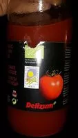 Mängden socker i Jus de tomates biologique