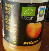 Mängden socker i Jus de pêche biologique