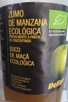 Mängden socker i Zumo de manzana ecológica