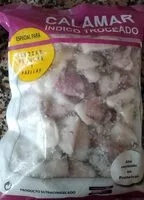 Mängden socker i Calamar índico troceado