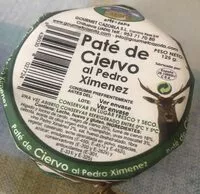 Mängden socker i Paté de Ciervo al Pedro Ximenez