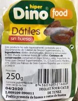 Mängden socker i Datiles sin hueso
