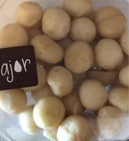 Mängden socker i Nueves de macadamia